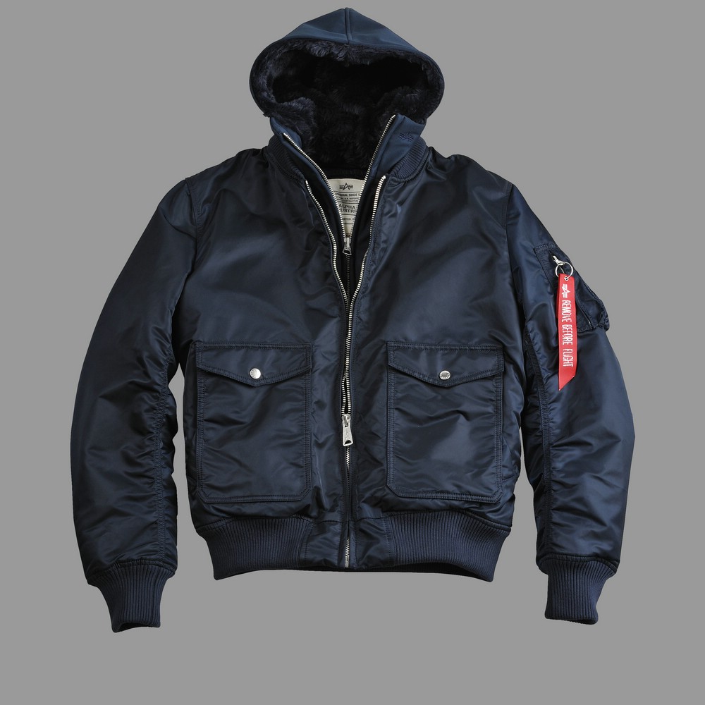 Теплый зимний бомбер Jacket MA-1 D-Tec VF от Alpha Industries.